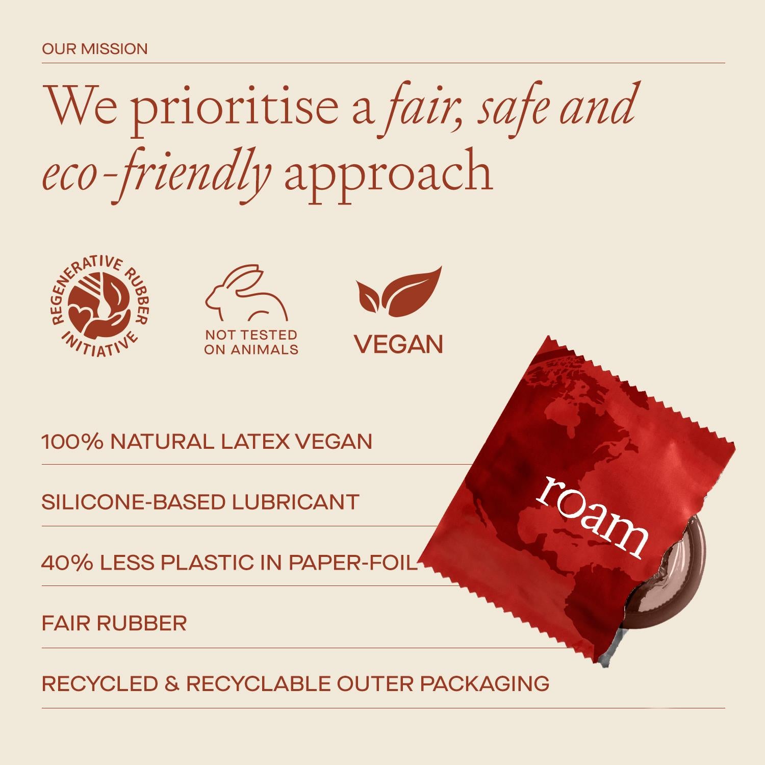 Medium Brown Regular Fit Condom For Safer Sex & Contraception