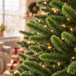 Artemis Home Aldercombe Pre-lit Pe Artificial Christmas Tree - Warm White & Multicolour LEDs