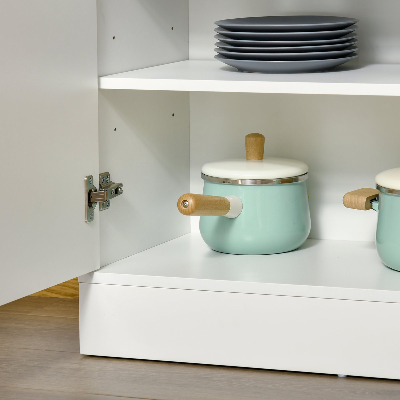 Modern Sideboard With 6 Tier Shelving