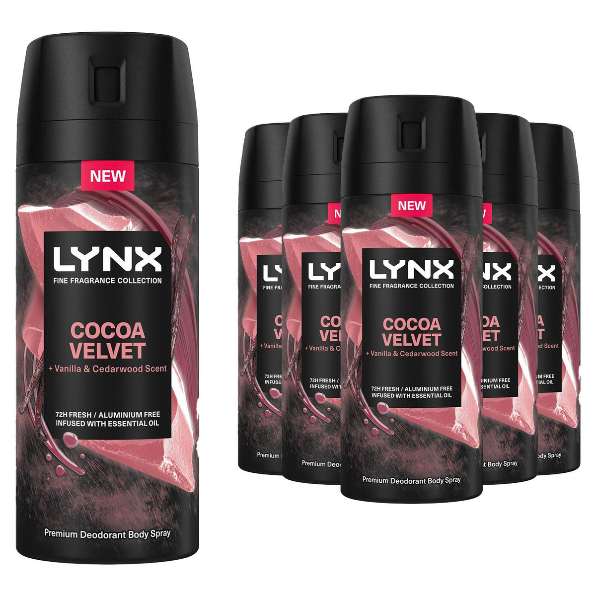 Body Spray Fine Fragrance Collection Cocoa Velvet For Men 150ml | Set of 36