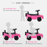Benz G350 Kids Ride On Sliding Car W/ Under Seat Storage No Power | Pink