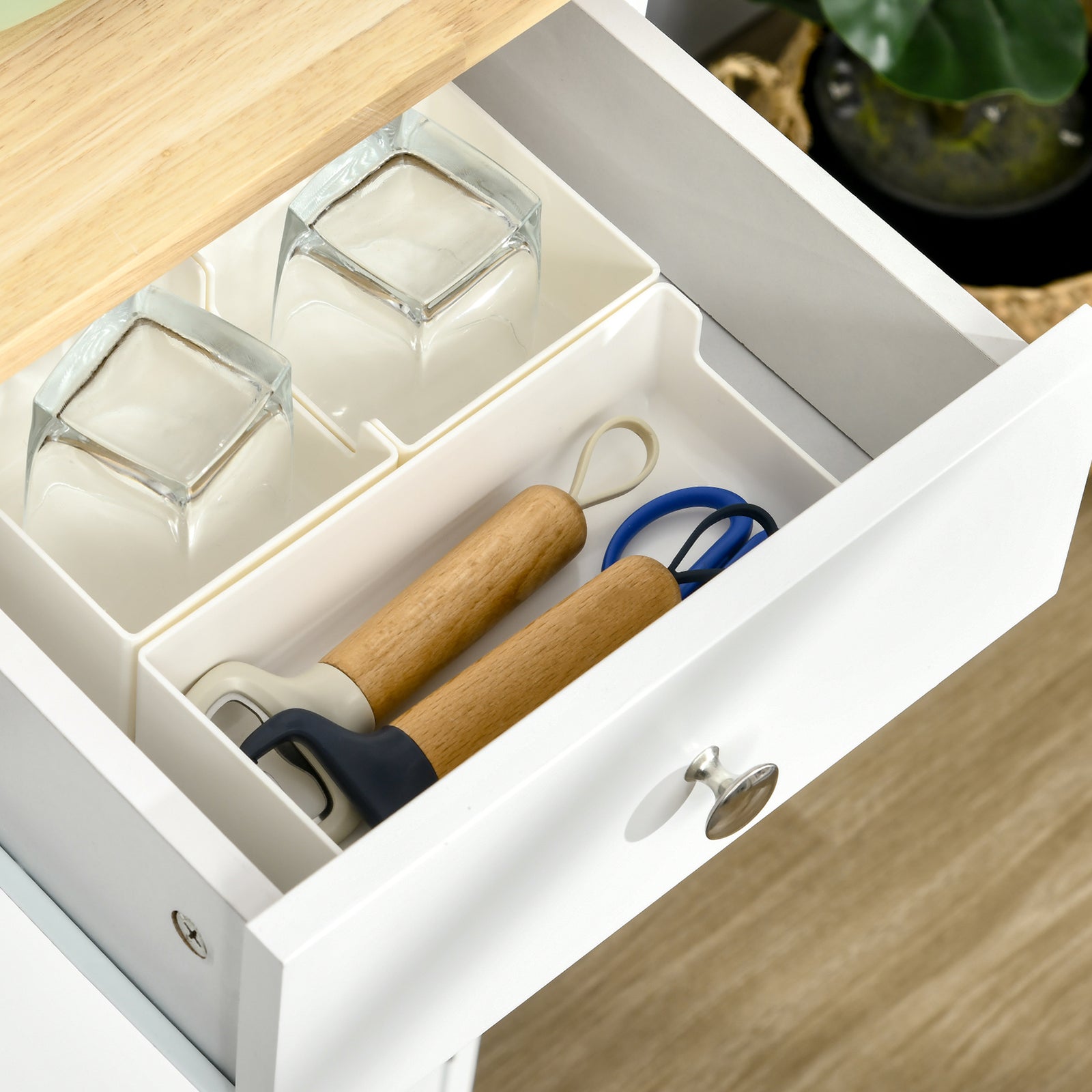 Modern Sideboard Buffet Cabinet With Storage Cabinets