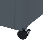 331l Outdoor Storage Box Waterproof With Wheels And Lock