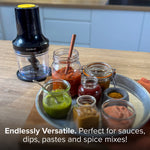Drew&Cole 5 Second Clever Chop - 3 In 1 Chopper, Dicer & Puree Maker