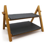 2 Tier Cake Stand Slate Wedding Sushi Tiered Serving Stand