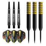 Athlete Steel Tip Darts – Brass Range | 12g | Yellow