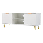 Breeins Tv Stand Entertainment Center With Open Shelves And Storage Cabinets