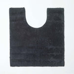 Spa Supreme Luxury Bath Mat | Bath  Pedestal Set | Black