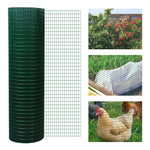 Pvc Coated Welded Wire Mesh Chicken Poultry Aviary Fence Run Hutch Pet Rabbit