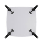 Square 80cm Wooden Folding Coffee Table | 80cm x 80cm | Black