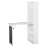 Convertible Desk W/ Blackboard Multi-function Computer | White