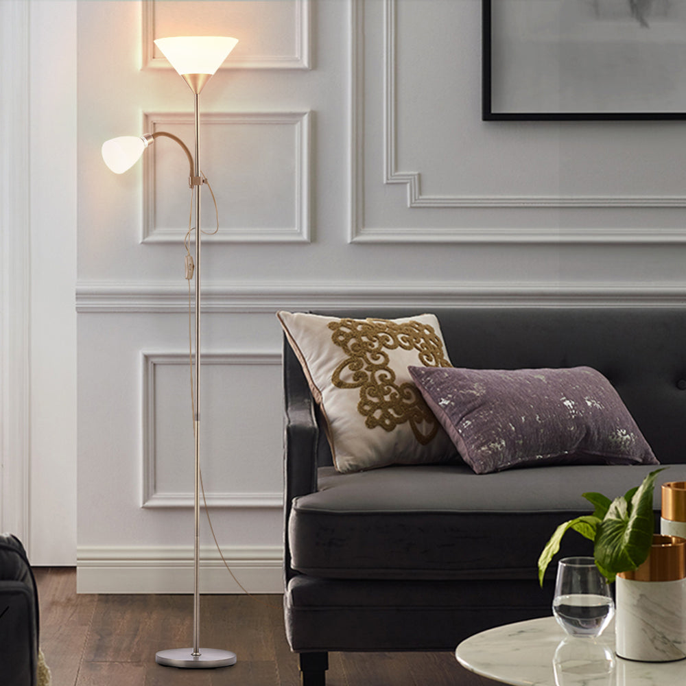 Modern 2 Light Floor Lamp
