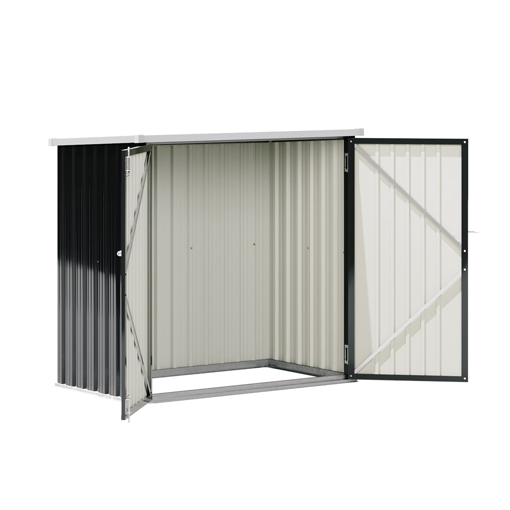 5.5x3ft Garden Metal Tool Shed Outdoor Patio Storage House