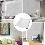 Plain Grey Non-woven Embossed Wallpaper