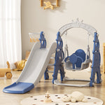 Toddler Kids 3-in-1 Climber, Slide & Swing Set Hdpe & Pp Safe & Durable Outdoor Playset