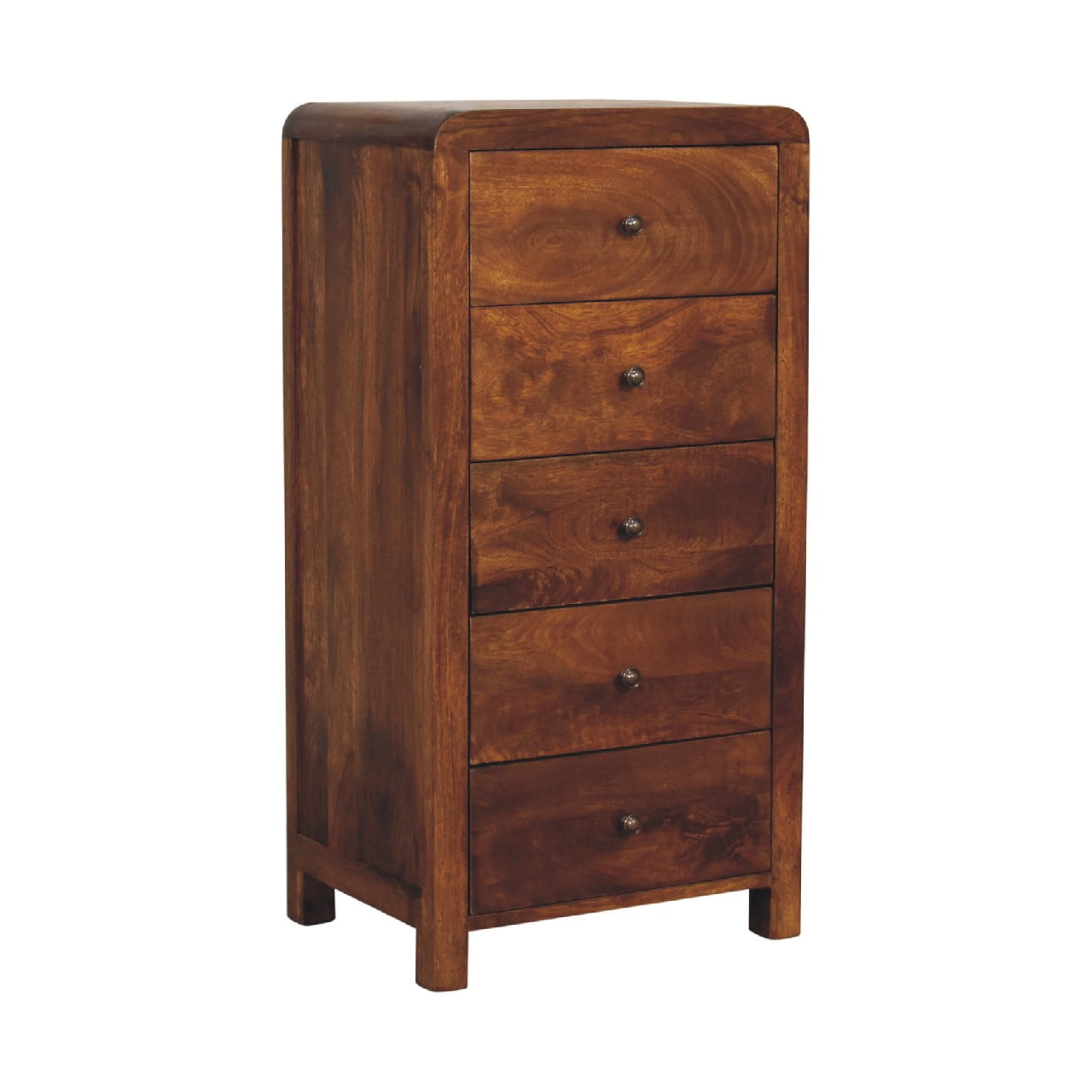 Solid Mango Wood Aspen Tallboy