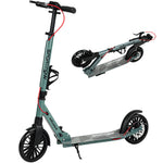 Foldable Kick Scooter, Adult Scooters With Big Wheels | Silver