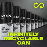 Black Body Spray Anti-perspirant Deodorant 72hrs Anti Sweat 150ml | Set of 18