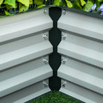 216l Raised Garden Bed Steel Planter Box | Green