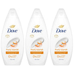 Fruity Nourish Body Wash 0% Sulfate Sles For Soft & Smoother Skin, 3x225ml