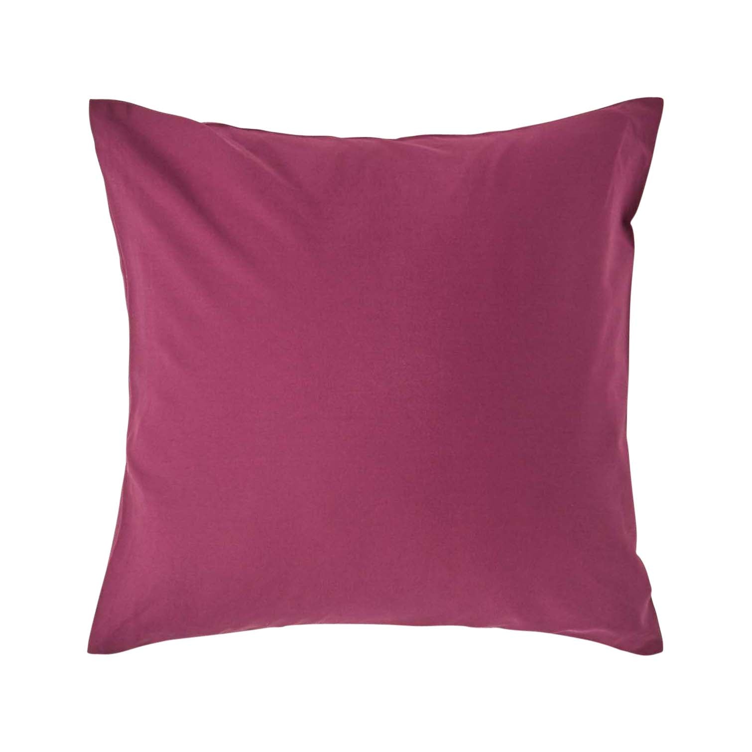 Continental Egyptian Cotton Pillowcase 200 Tc | 40cm x 40cm | Plum