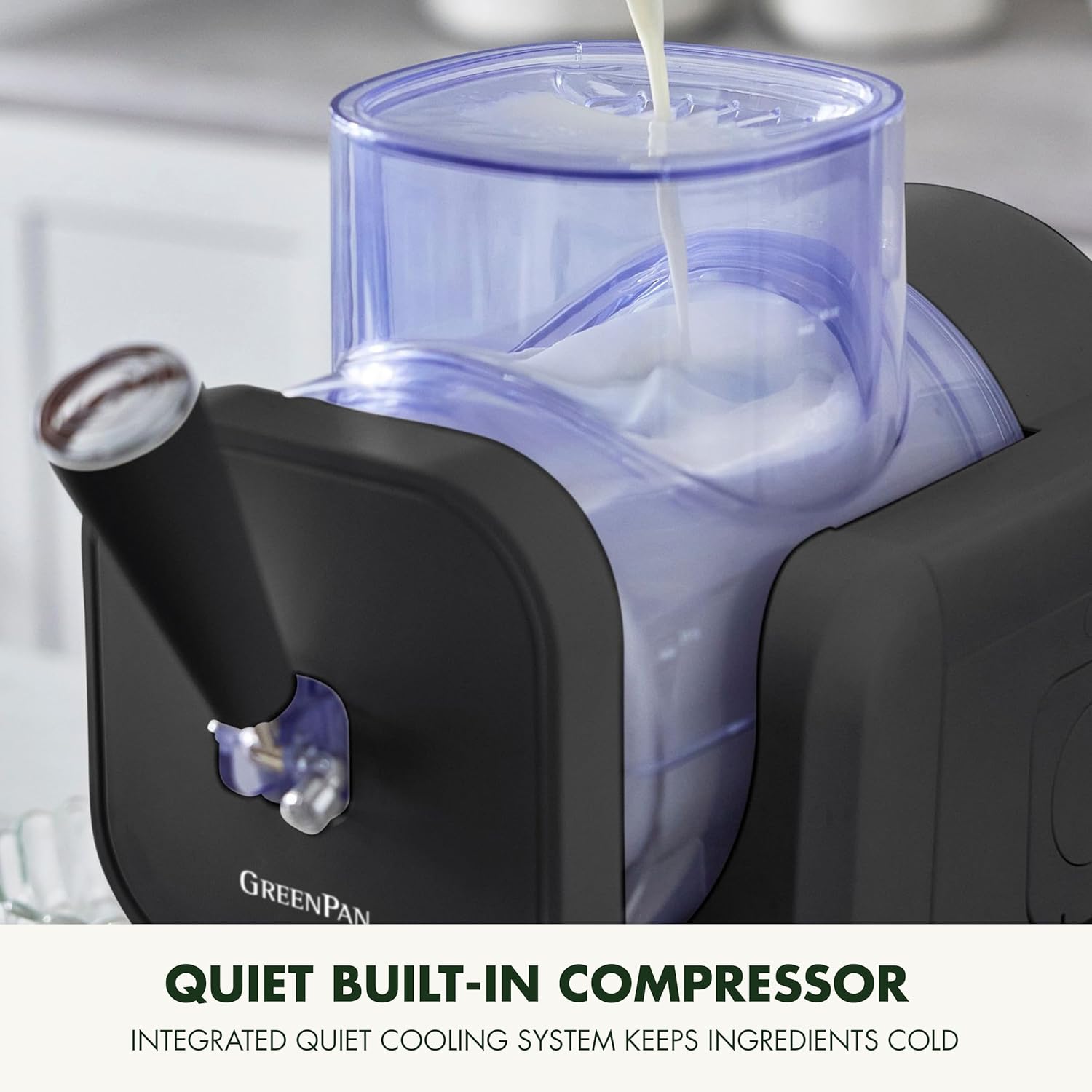 Frost Ice Cream Maker & Slushie Machine With Built-in Compressor | Grey