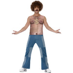 Realistic 70s Hairy Chest, Sleeveless Top | Medium
