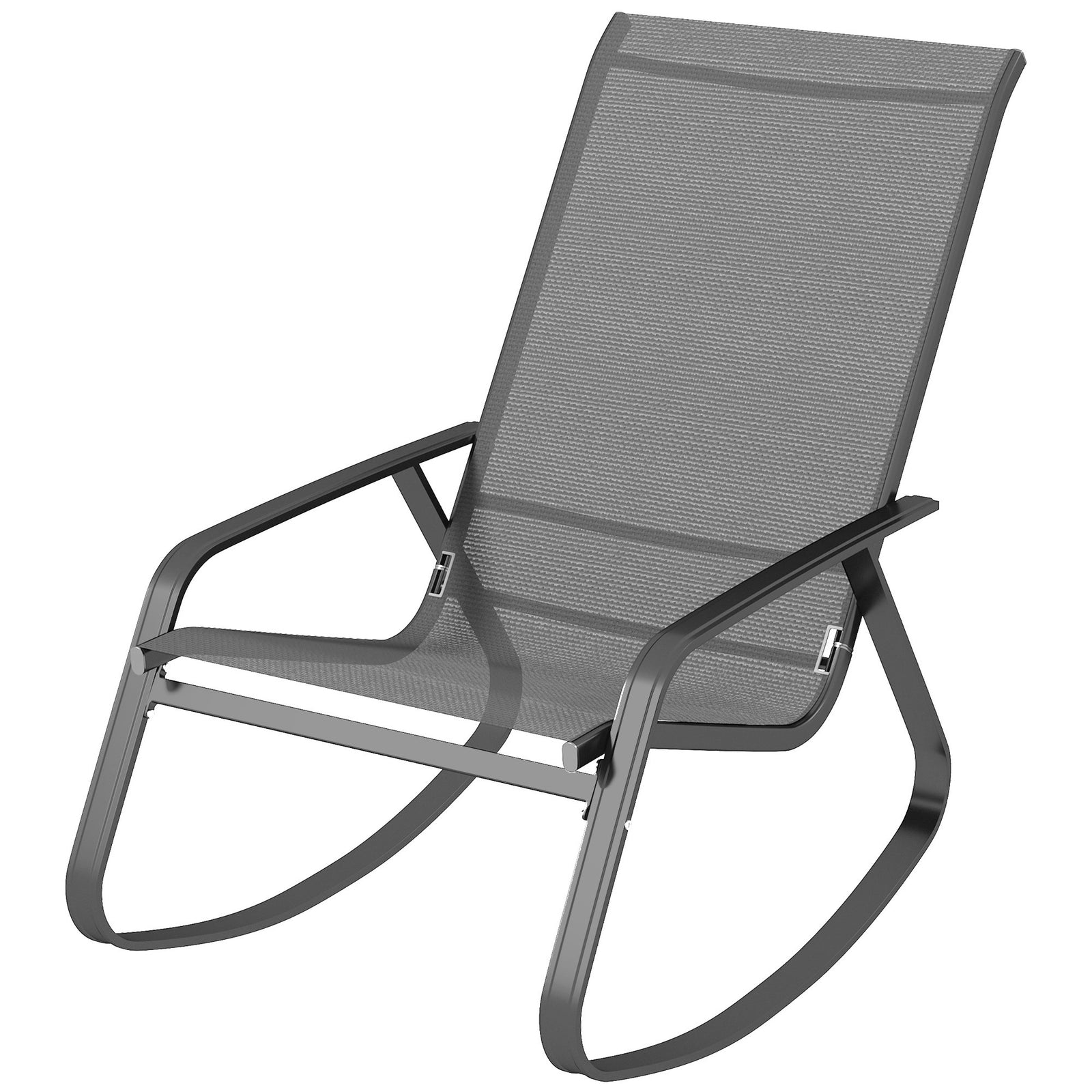 Garden Rocking Chair, Ergonomic With Armrests