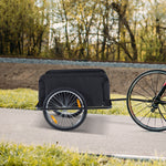 Folding Bike Trailer With Removable Cover And Hitch