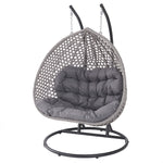Oakley Double Swing Egg Pod Chair | Dark Grey