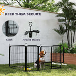 PawHut Dog Whelping Box W/ Washable Whelping Pad, Windproof Cloth, Black