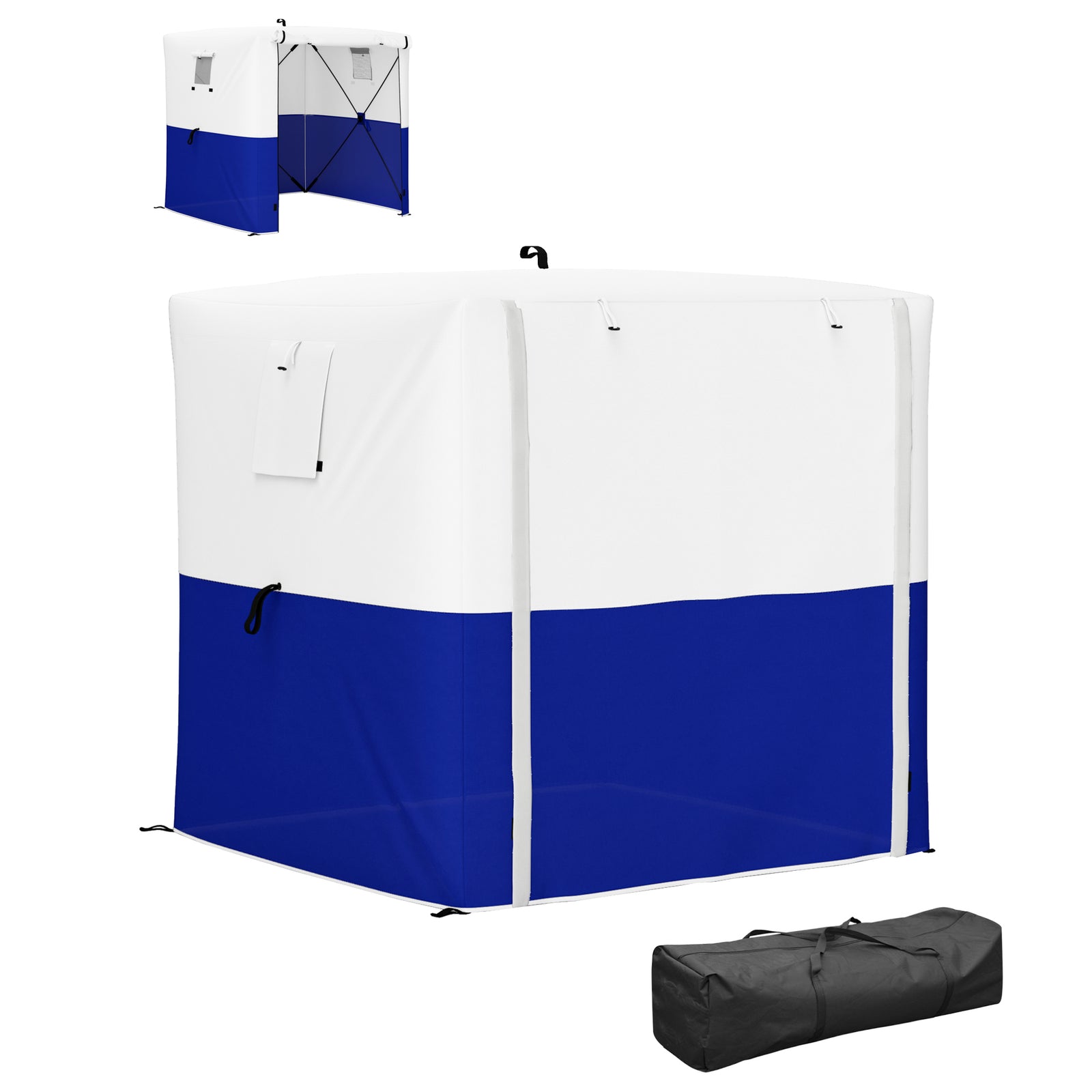 Outsunny 2 X 2m Pop Up Gazebo W/ Sides Easy Up Party Tent W/ Bag