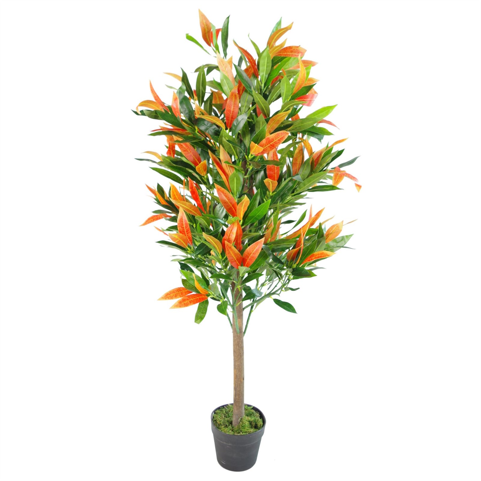 130cm Artificial Red Green Ficus Tree