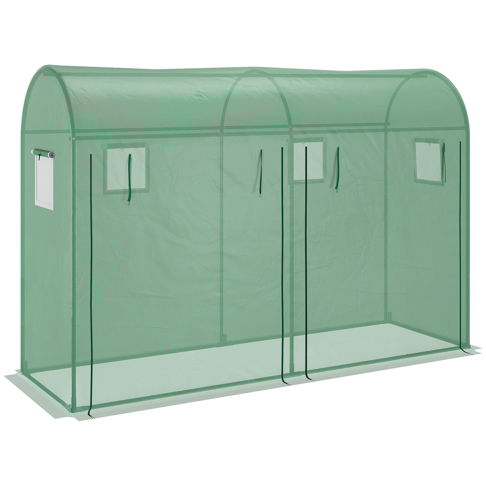 Tomato Greenhouse W/ Double Doors & Windows 3x1x2m