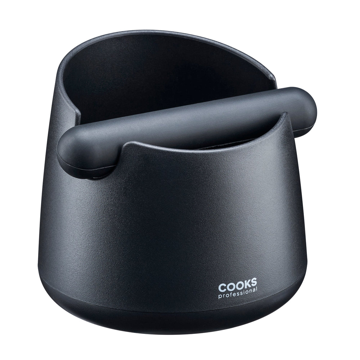 Espresso Knock Box - Plastic Coffee Grounds Bin | Regular | Black