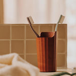 Toothbrush Holder, Bathroom Tumbler, Beige, Recycled Avenir Collection