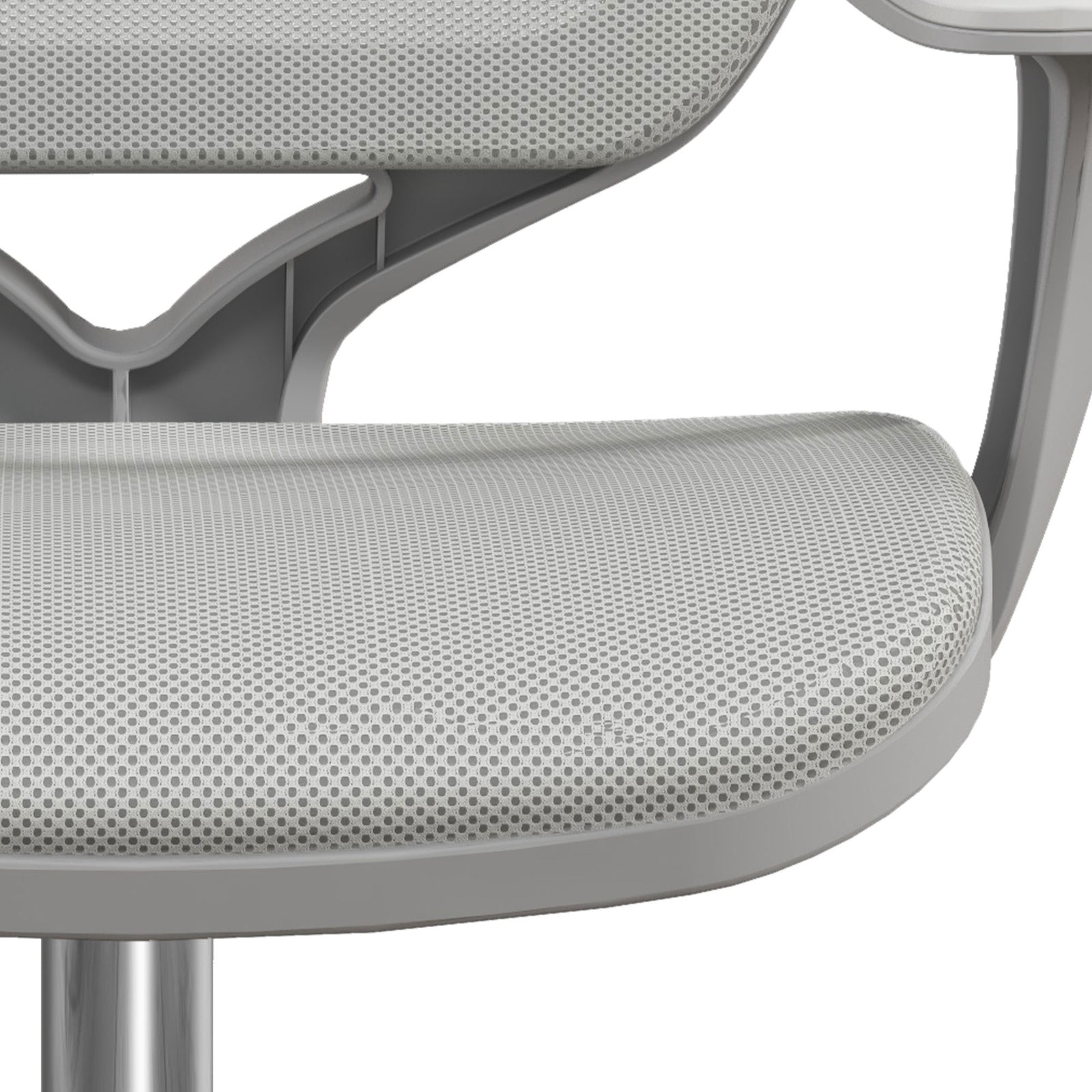Office Chair, Swivel Wheels | Grey