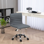 Ergonomic Executive Chair Armless | Dark Gray