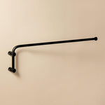 Swivel Towel Rack Matt Black Logic (40cm)