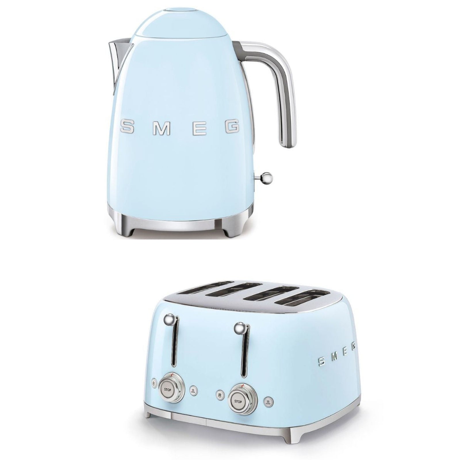 Smeg Bundle Tsf03 4-slice Toaster & Klf03 1.7l Kettle | Yimbly