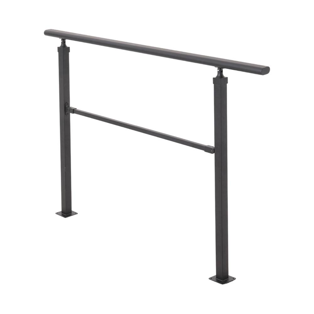 Outdoor Carbon Steel Step Handrail Railing Kit | Small