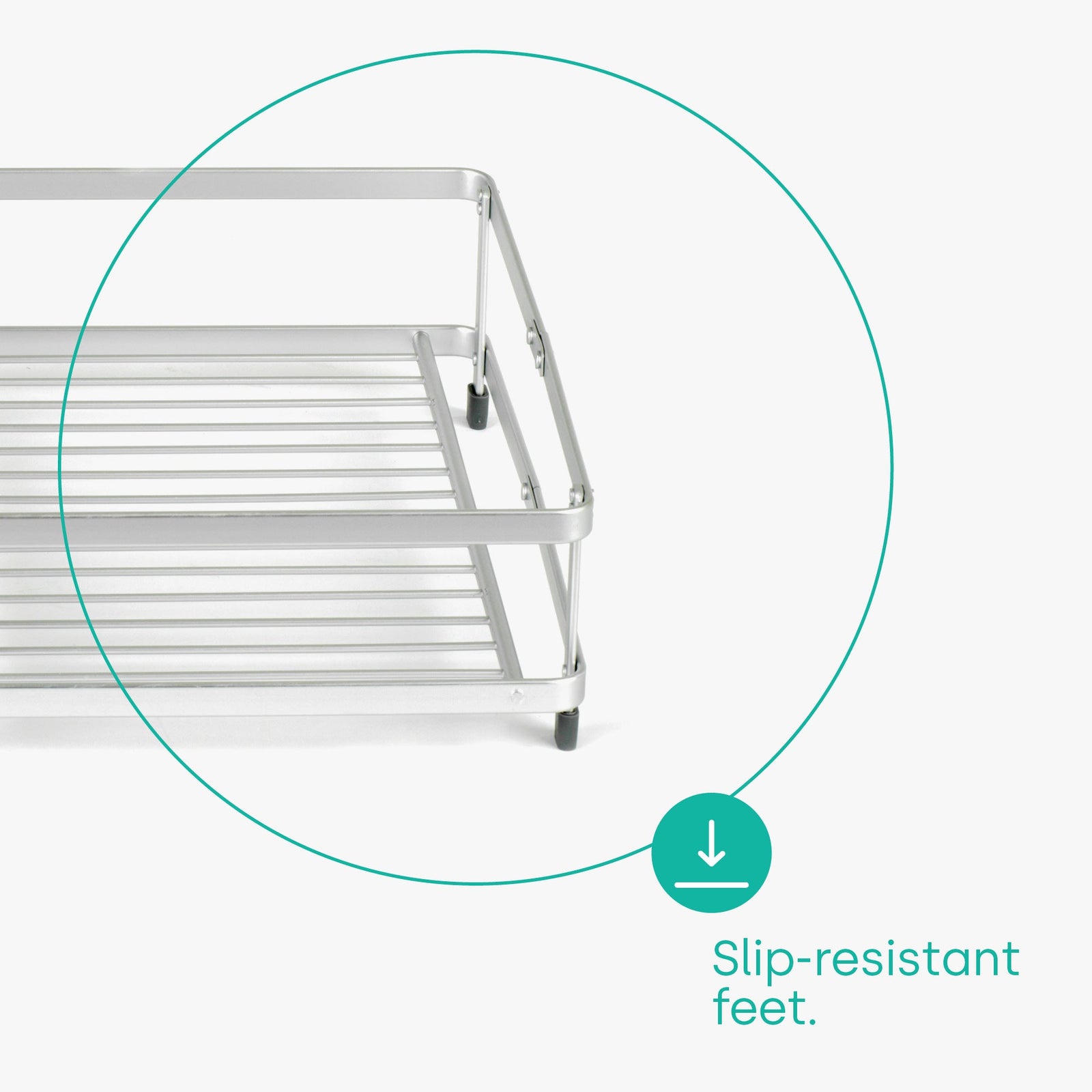 Aluminium Dish & Cutlery Drainer