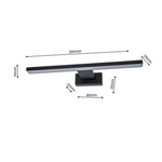 Shine Black Led 7w Wall Lamp Stylish Matt Black Light With Ip44 Rating Perfect For Mounting Abobe A Bathroom Mirror