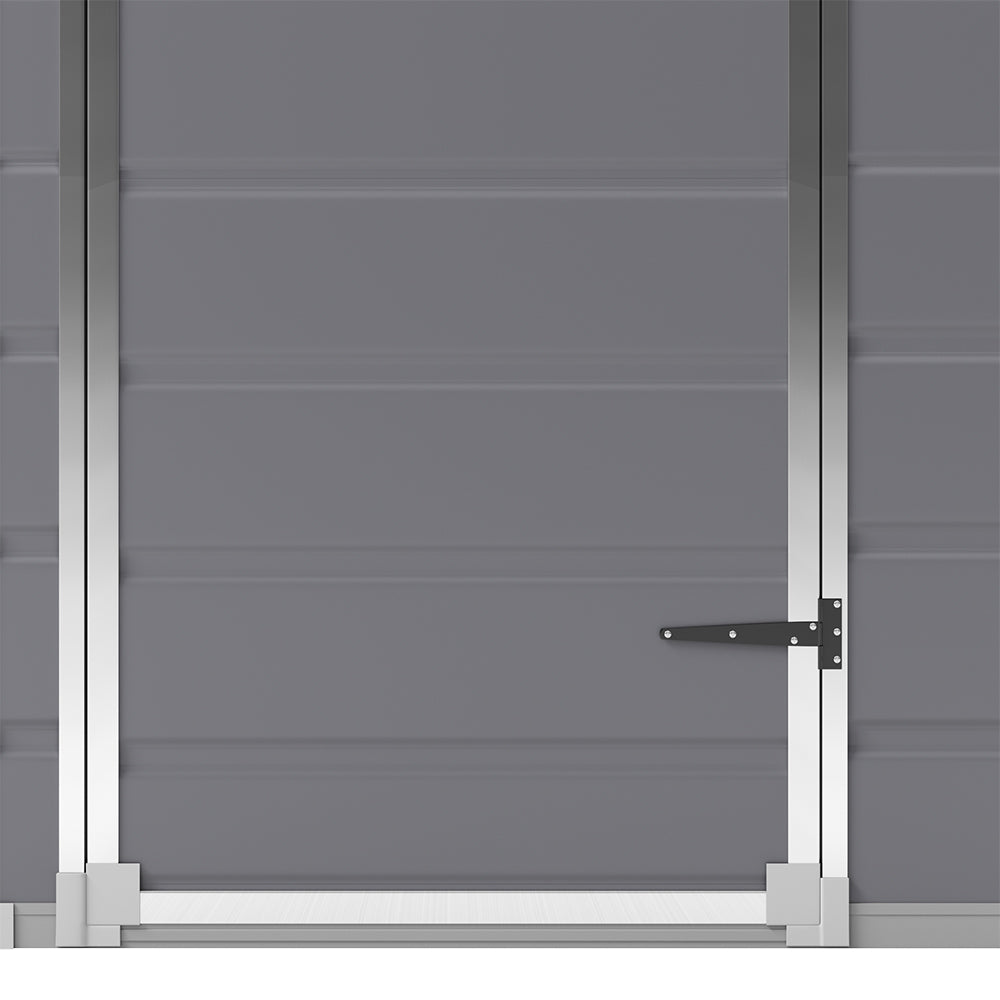 5x4ft Durable Outdoor Plastic Storage Shed With Floor – Weatherproof Garden & Patio Organizer For Tools & Equipment