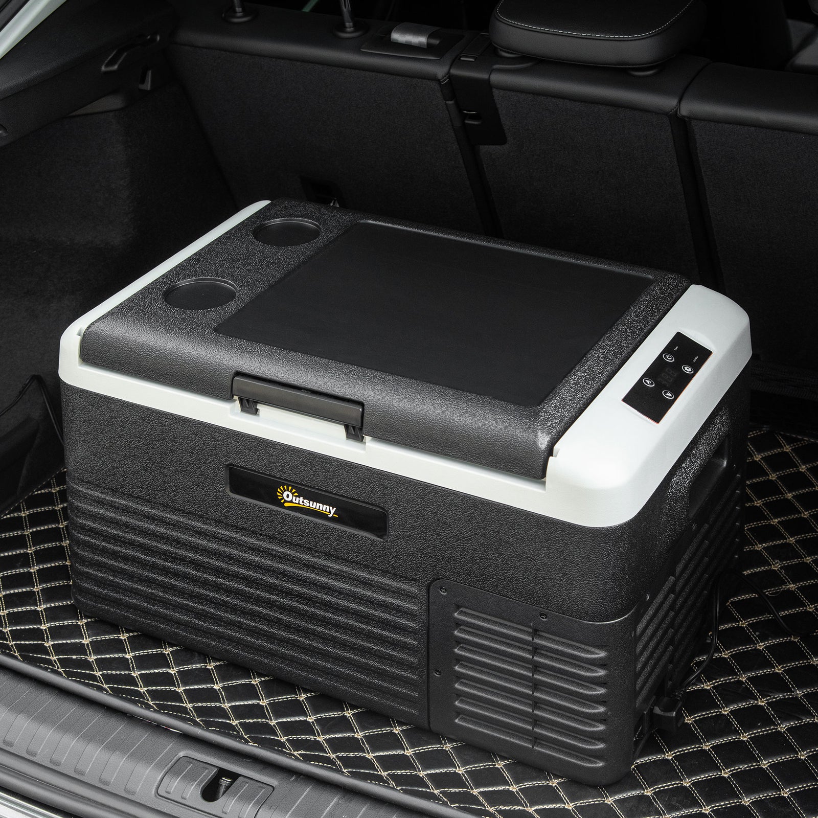 Car Refrigerator 12v Portable Freezer For Camping, Driving | Small | Gray