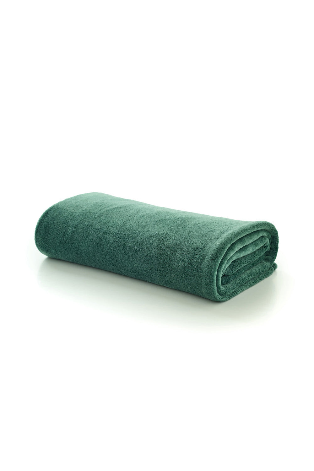 Snuggle Touch Solid Colour Fleece Throw – 140x180cm – Super Soft Plain Blanket | 140cm x 180cm | Forest Green