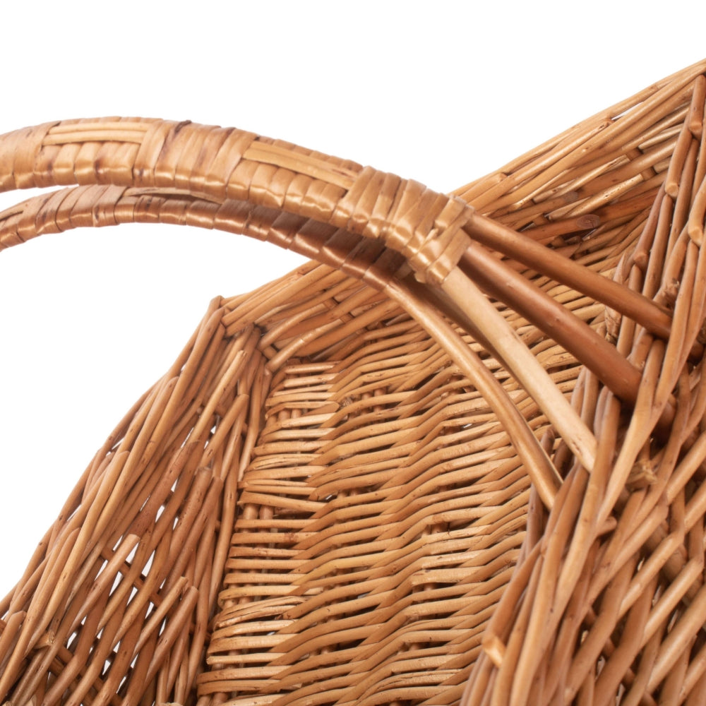 Wicker Garden Basket Garden Trug | Large | Brown