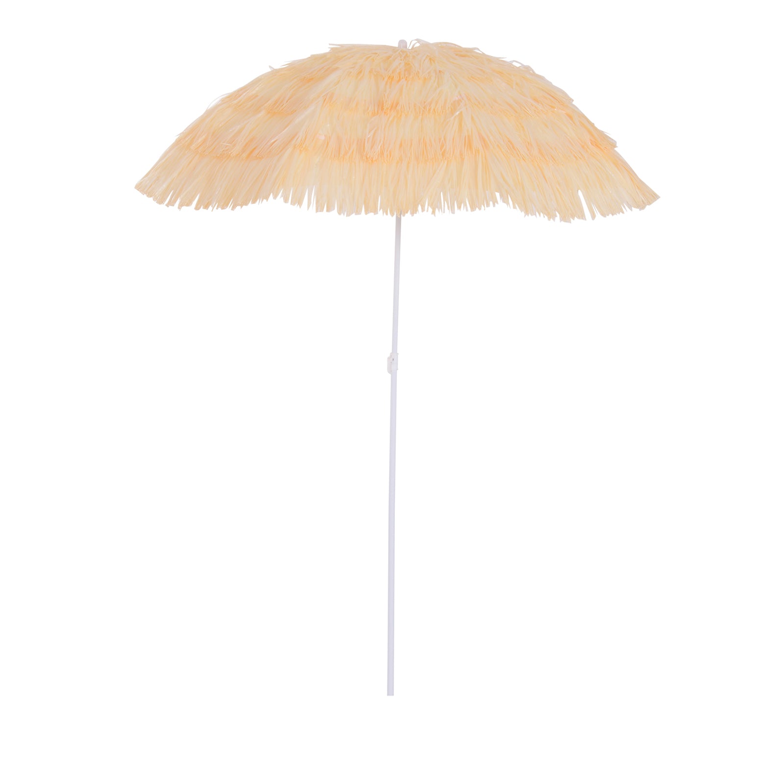 1.6m Hawaii Beach Sun Umbrella - Folding Parasol | Yellow