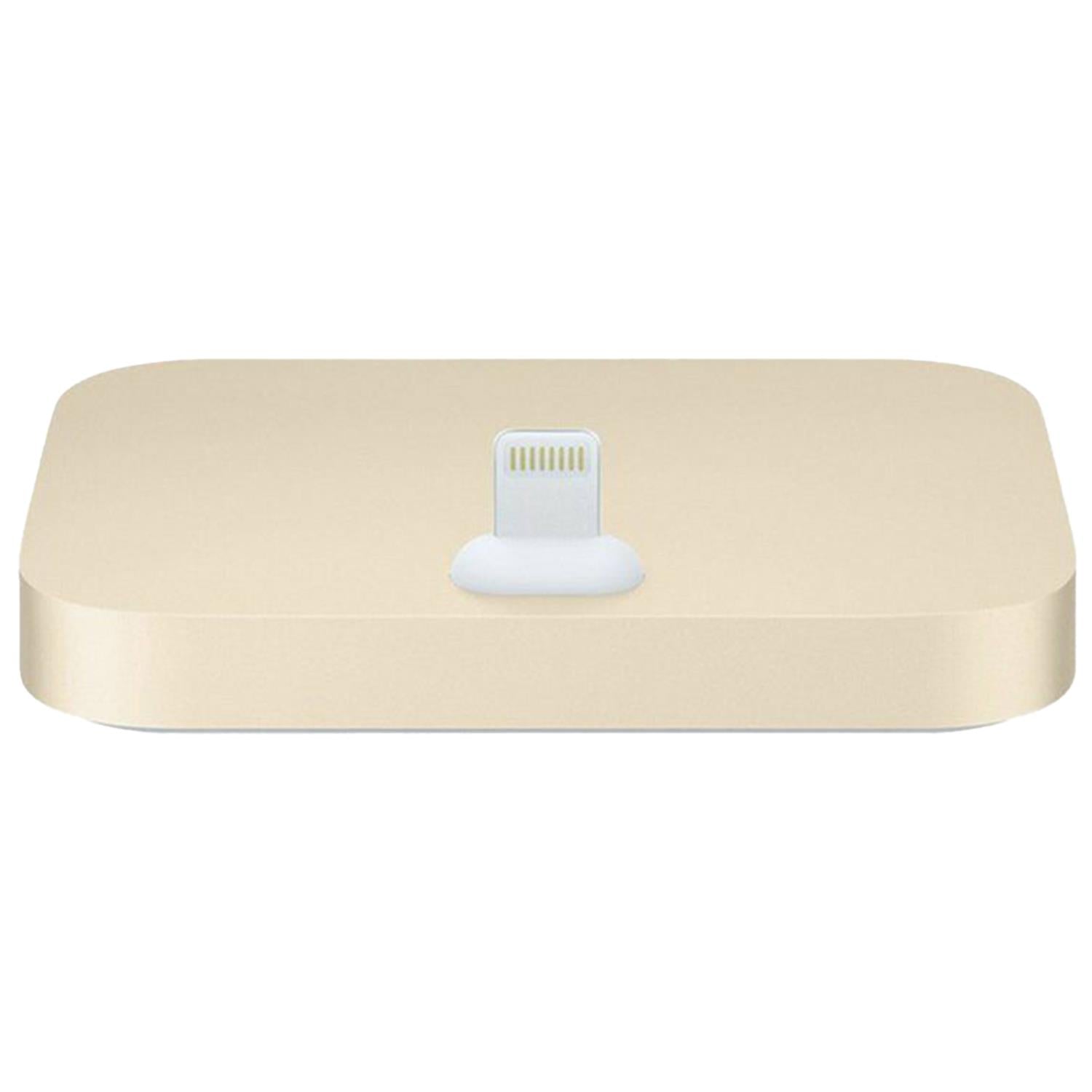 Aluminium Phone Dock Compatible With Eight-pin Devices | Gold