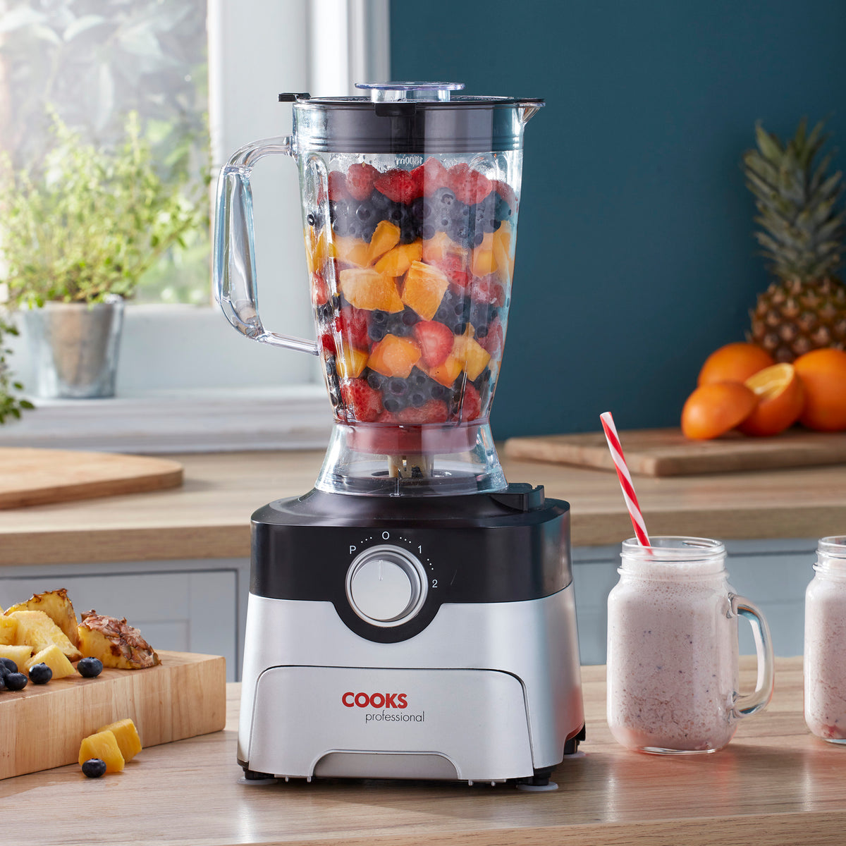 1000w Food Processor | 1000w | Black & Silver
